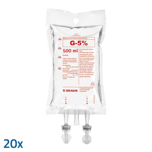 GLUCOSE 5% B.Braun Ecobag Infusionslo25sung - 1