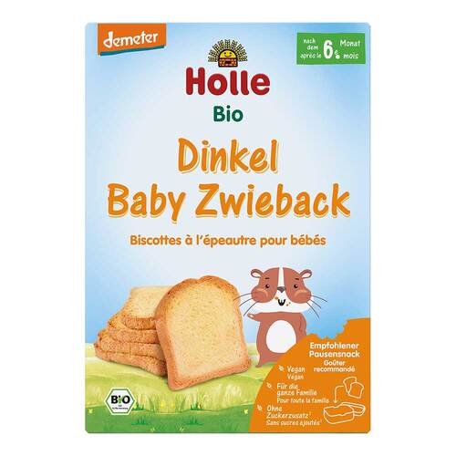 Holle Bio Baby Dinkel Zwieback - 1
