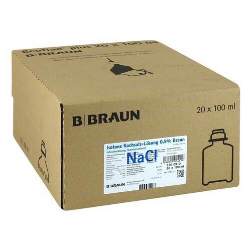 Isotone Kochsalz-L&ouml;sung 0,9% Braun Ecoflac Plus - 1