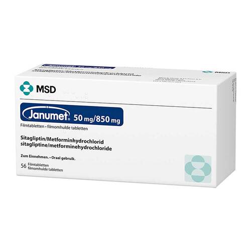 Janumet 50 mg / 850 mg Filmtabletten - 1