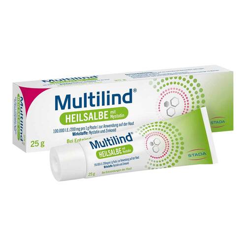 Multilind Heilsalbe mit Nystatin und Zinkoxid - 1