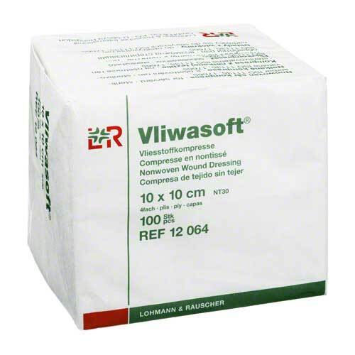 VLIWASOFT Vlieskompressen unsteril 10x10 cm 4l. - 1