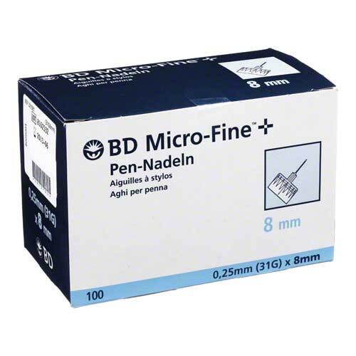 BD Micro-Fine + 8 Pen-Nadeln 0,25x8 mm - 1