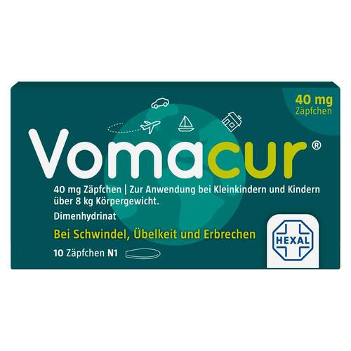 Vomacur 40 Suppositorien - 1