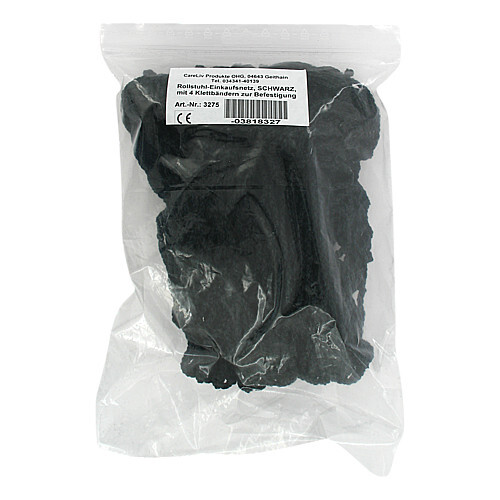 Rollstuhl Einkaufsnetz schwarz - 1