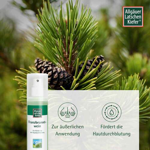 Allg&auml;uer Latschenkiefer Franzbranntwein extra stark Pumpzerst&auml;uber  - 3