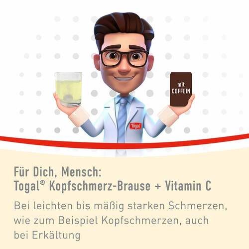Togal Kopfschmerz-Brause + Vitamin C  Brausetabletten - 2