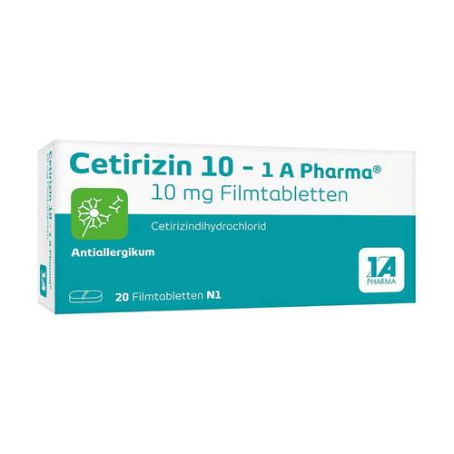 Cetirizin 10-1A Pharma Filmtabletten - 1