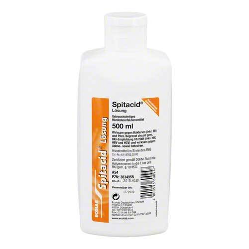 SPITACID H&auml;ndedesinfektion Spenderflasche - 1