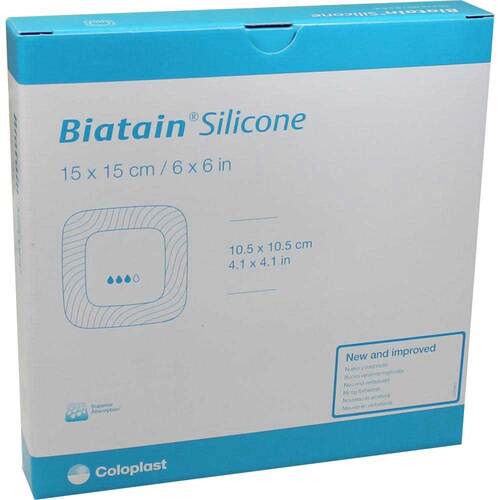 BIATAIN Silicone Schaumverband 15x15 cm - 1
