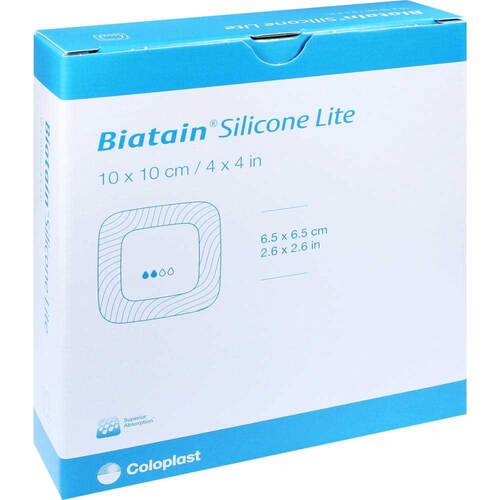 BIATAIN Silicone Lite Schaumverband 10x10 cm - 1