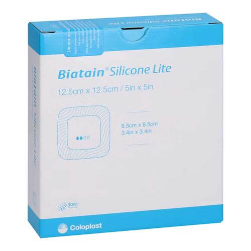 BIATAIN Silicone Lite Schaumverband 12,5x12,5 cm - 1