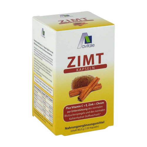 Zimt Kapseln 500 mg + Vitamin C+E - 1