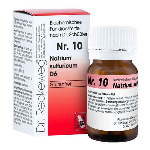 Biochemie 10 Natrium sulfuricum D 6 Tabletten - 1