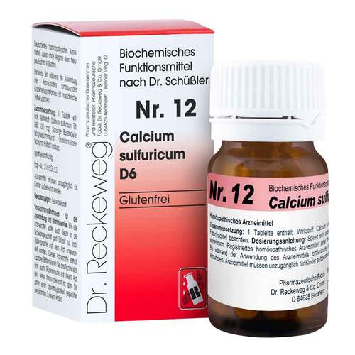 Biochemie 12 Calcium sulfuricum D 6 Tabletten - 1