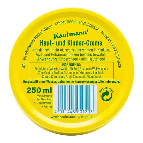 Kaufmanns Haut und Kindercreme - 3