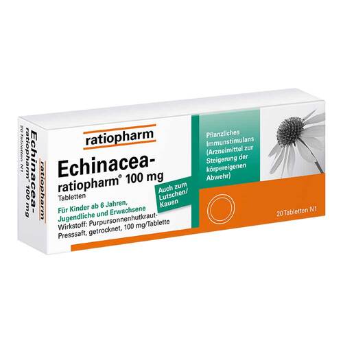 Echinacea-Ratiopharm 100 mg Tabletten - 1