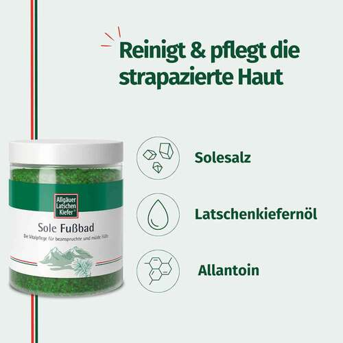Allg&auml;uer Latschenkiefer Sole Fu&szlig;bad - 3