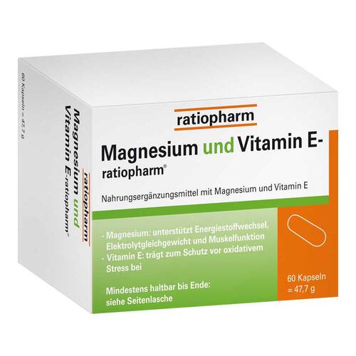 Magnesium und Vitamin E-ratiopharm Kapseln - 1
