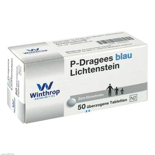 P DRAGEES blau - 1