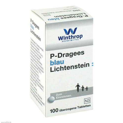 P DRAGEES blau - 1