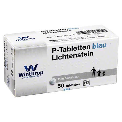 P TABLETTEN blau 8 mm Teilk. - 1