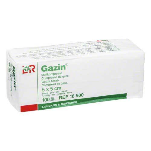 Gazin Mullkomp.5x5 cm unsteril 8fach Op - 1