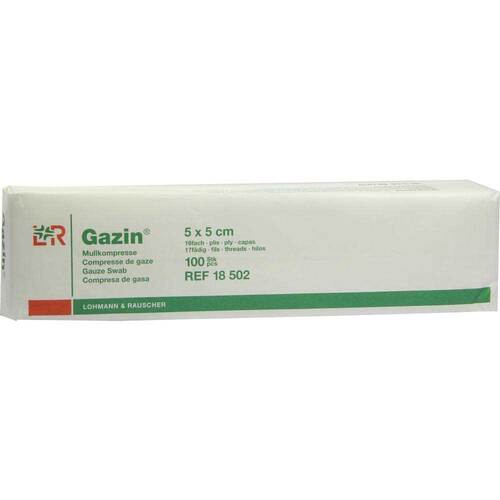 Gazin Mullkomp.5x5 cm unsteril 16fach Op - 1