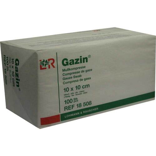Gazin Mullkomp.10x10 cm unsteril 16fach Op - 1