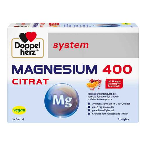Doppelherz Magnesium 400 Citrat system Granulat - 1