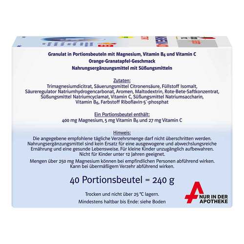 Doppelherz Magnesium 400 Citrat system Granulat - 6