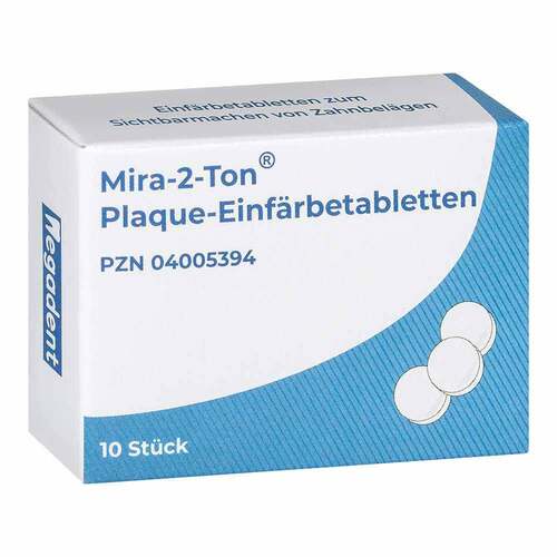 MIRA 2 Ton Plaque Einf&auml;rbe Tabletten - 1