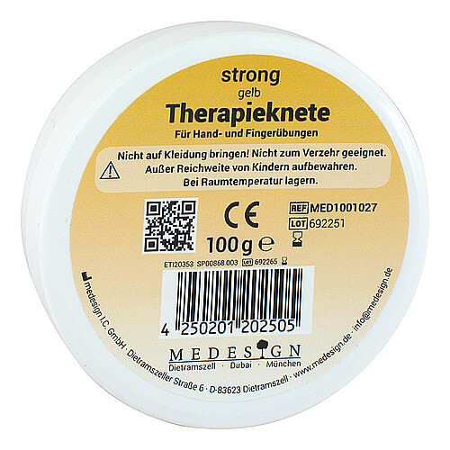Therapieknete strong gelb - 1