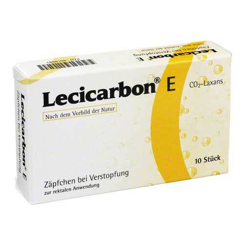 Lecicarbon E CO2 Laxans Erwachsenensuppositorien - 1
