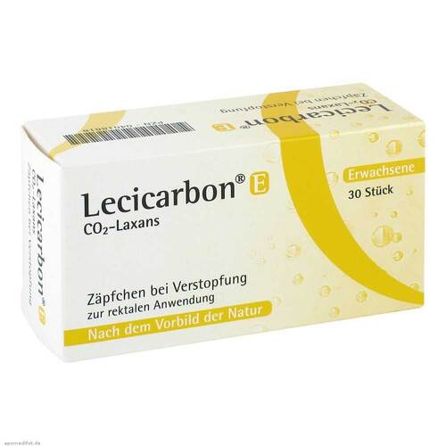 Lecicarbon E CO2 Laxans Erwachsenensuppositorien - 1
