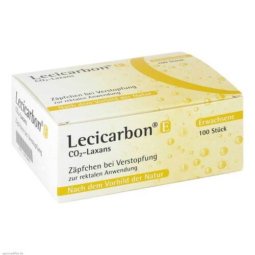 Lecicarbon E CO2 Laxans Erwachsenensuppositorien - 1