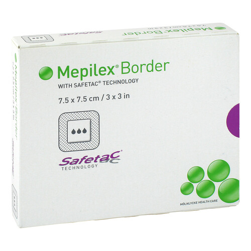MEPILEX Border Schaumverband 7,5x7,5 cm - 1