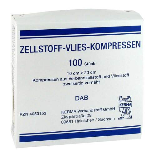 Zellstoff Vlies Kompressen unsteril 10x20 cm - 1