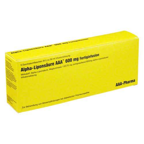 ALPHA LIPONS&Auml;URE AAA 600 mg Injektionsflaschen - 1