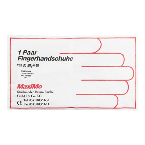 Handschuhe Baumwolle Gr&ouml;&szlig;e 8 st&auml;rk.Material - 1