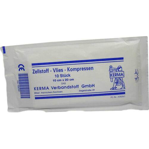 Zellstoff Vlies Kompressen unsteril 10x20 cm - 1
