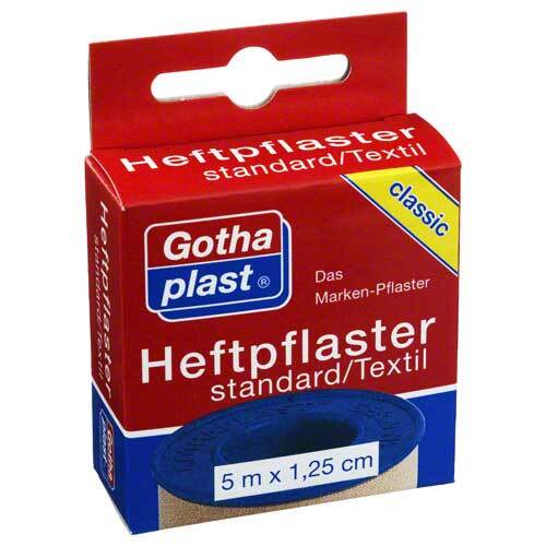 Gothaplast Heftpflaster standard 1,25 cmx5 m Euroaufh&auml;nger - 1