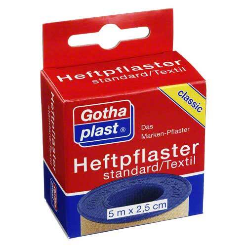 Gothaplast Heftpflaster standard 2,5 cmx5 m Euroaufh&auml;nger - 1