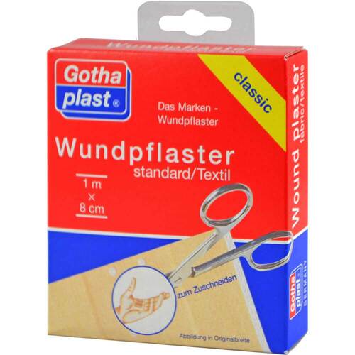Gothaplast Wundpflaster standard 8 cmx1 m Euroaufh&auml;nger - 1