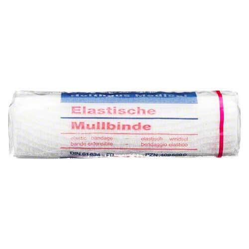 MULLBINDEN elastisch 12 cmx4 m - 1