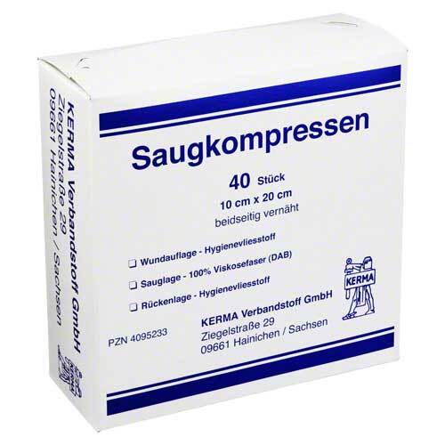 Saugkompressen unsteril 10x20 cm - 1