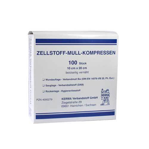 Zellstoff Mullkompressen 10x20 cm unsteril - 1