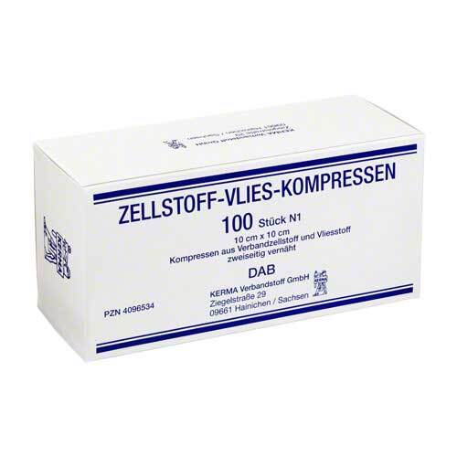 Zellstoff Vlies Kompressen unsteril 10x10 cm - 1