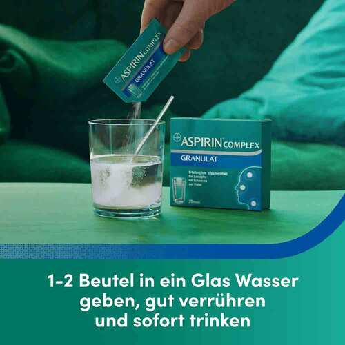 Aspirin Complex Beutel mit Granulat zur Herstellung einer Suspension zum Einnehmen  - 7