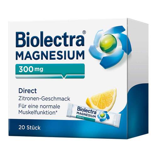 Biolectra Magnesium 300 mg Direct Zitrone Sticks - 1